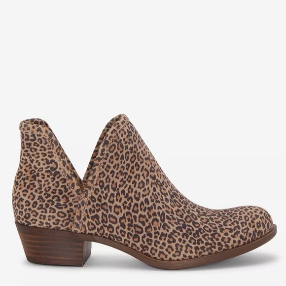 Lucky Brand Women's Baley 2 Ankle Boot Cheetah Print Size 8 With Box - Picture 3 of 9